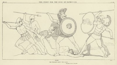 La lutte pour le corps de Patrocle - John Flaxman